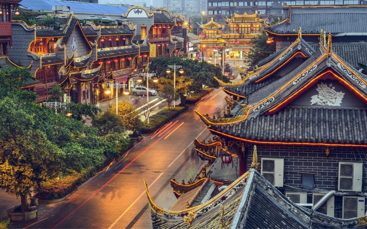 Chengdu Airport Ruijia Hotel Eksteriør billede